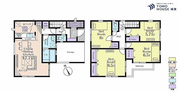 4LDK、土地面積100.18平米、建物面積111.37平米
