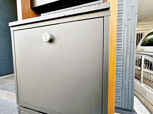 郵便物を受け取るための郵便受けも、きちんと管理されています。