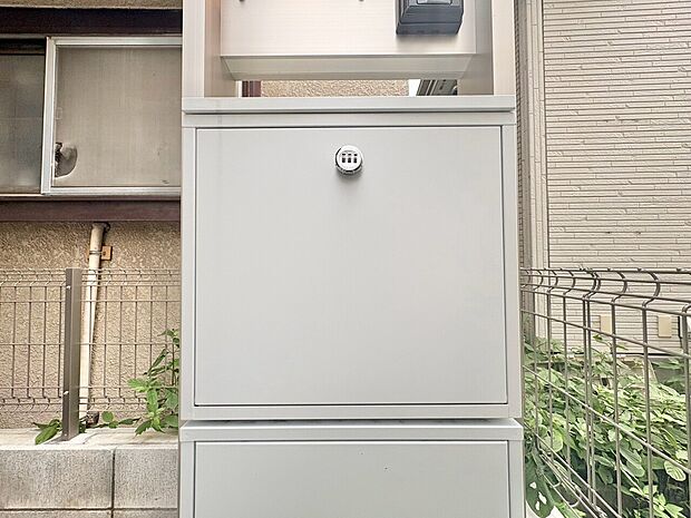 郵便物を受け取るための郵便受け。