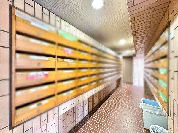 郵便物を受け取るための郵便受けも、きちんと管理されています。