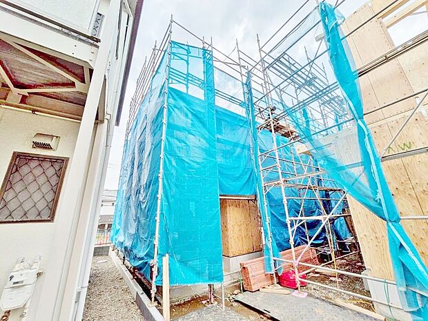 【建築中】外観の美しさだけでなくそこに住まうご家族様の心地良さを最優先しています。