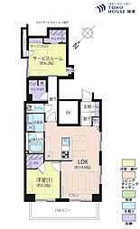 巣鴨第2SYマンション 1SLDKの間取図画像