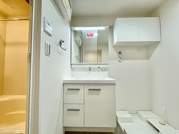 何かと物が増える場所だからこそ、スッキリと見映えの良い空間に。