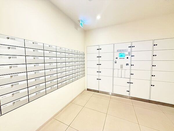 郵便物を受け取るための郵便受けも、きちんと管理されています。