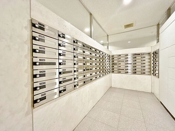 郵便物を受け取るための郵便受けも、きちんと管理されています。