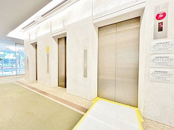 エレベーターの管理も、きちんと行き届いてます。