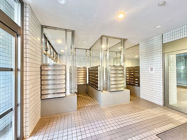 郵便物を受け取るための郵便受けも、きちんと管理されています。