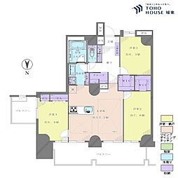 エルザタワー55 3LDKの間取図画像