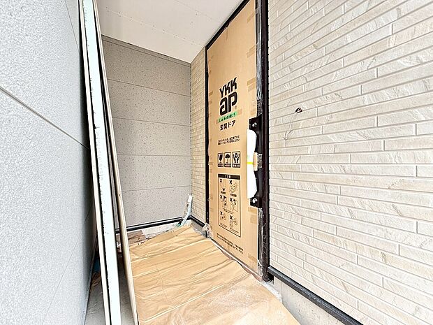 【建築中】玄関を開ければ、そこは安らぎのご自宅。