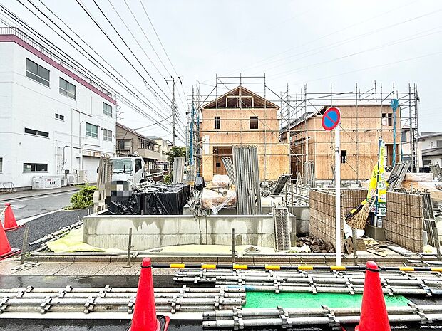 【建築中】外観の美しさだけでなくそこに住まうご家族様の心地良さを最優先しています。