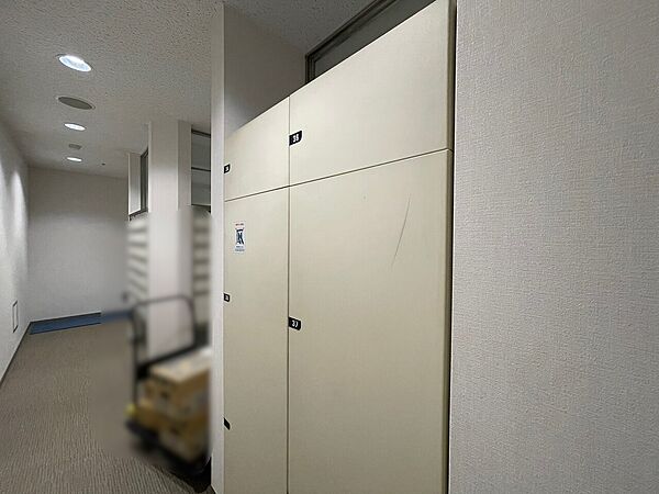 共用部分の宅配ボックスです。留守中の荷物受け取りもできるので、安心して外出ができますね。