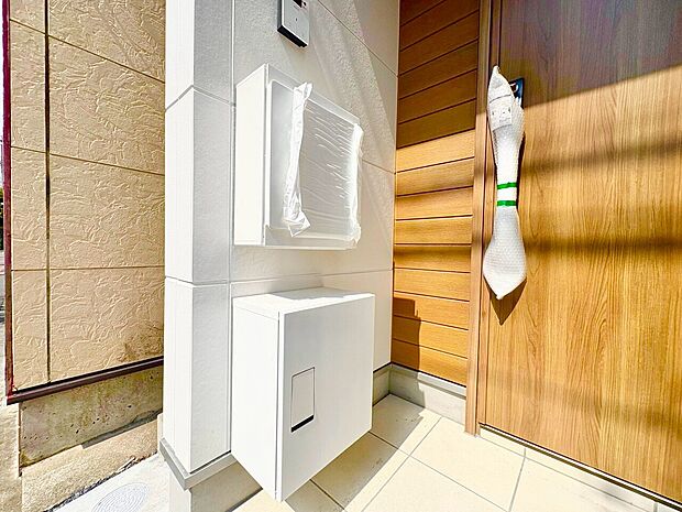 郵便物を受け取るための郵便受けも、きちんと管理されています。
