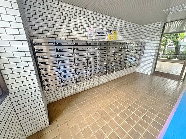 郵便物を受け取るための郵便受けも、きちんと管理されています。