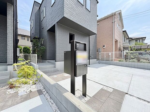 郵便物を受け取るための郵便受け。