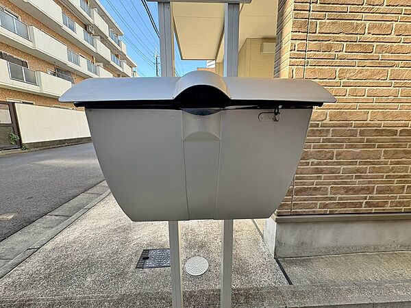 郵便物を受け取るための郵便受け。