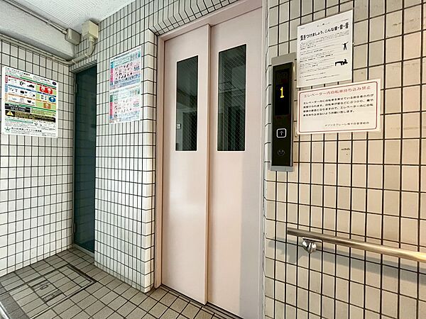 エレベーターの管理も、きちんと行き届いてます。