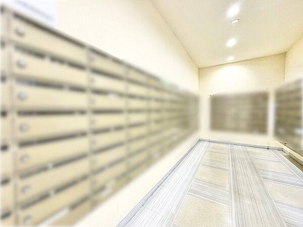 郵便物を受け取るための郵便受けも、きちんと管理されています。