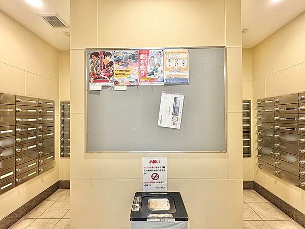 郵便物を受け取るための郵便受けも、きちんと管理されています。
