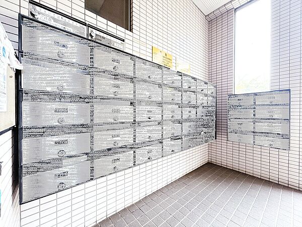 郵便物を受け取るための郵便受けも、きちんと管理されています。