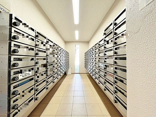 郵便物を受け取るための郵便受けも、きちんと管理されています。