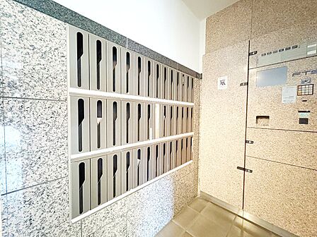 郵便物を受け取るための郵便受けも、きちんと管理されています。