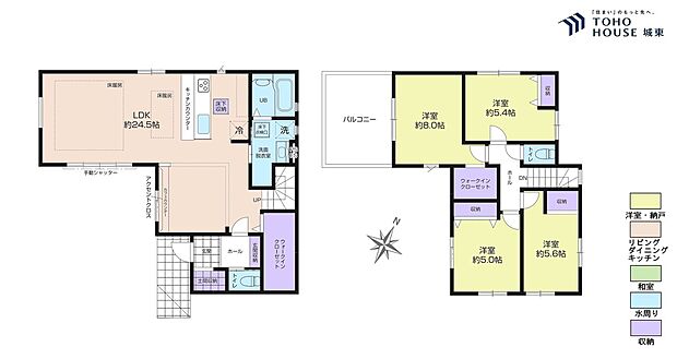 4ＬＤＫ、土地面積137．07平米、建物面積108．88平米