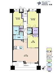 クレッセント目白 1SLDKの間取図画像