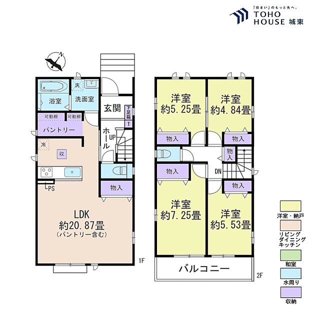 4ＬＤＫ、土地面積144．35平米、建物面積100．71平米