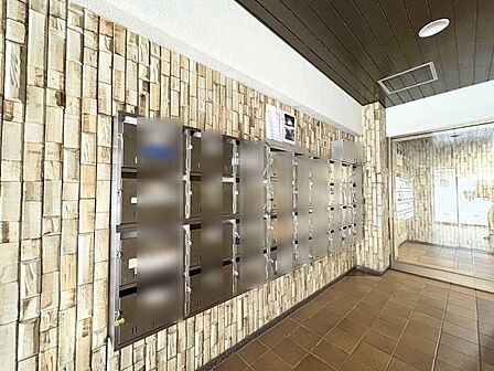 郵便物を受け取るための郵便受けも、きちんと管理されています。