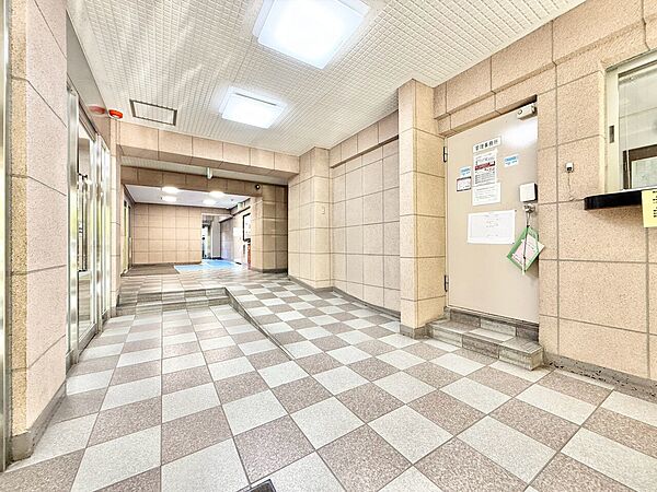 エントランス内部は、管理が行き届き清潔な共有スペースとなっています。