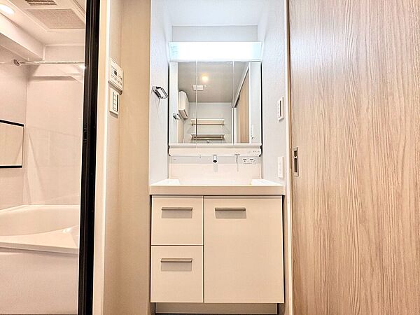 何かと物が増える場所だからこそ、スッキリと見映えの良い空間に。