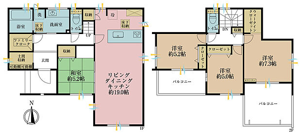 4LDK、土地面積160.93平米、建物面積107.79平米