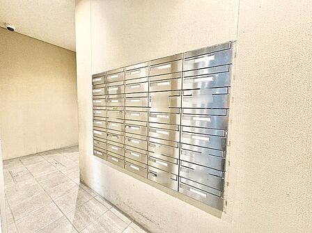 郵便物を受け取るための郵便受けも、きちんと管理されています。