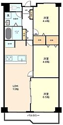 間取図画像 3LDK