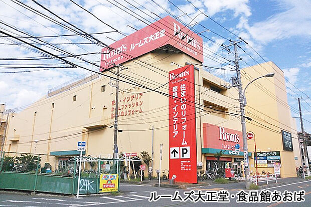 ルームズ大正堂・食品館あおばまで約875m