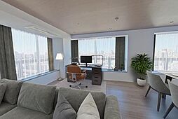 都営大江戸線 麻布十番駅 徒歩3分の賃貸マンション 20階2LDKのリビング/ダイニング