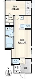 MaisonRose 1LDKの間取図画像