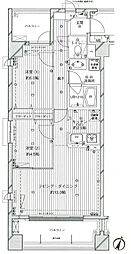 COSMOSREID西馬込 2LDKの間取図画像