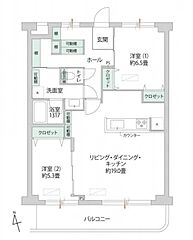 物件の間取り