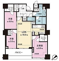 三田ガーデンヒルズウエストヒル 3LDKの間取図画像