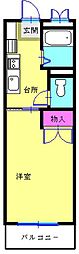 間取図画像 1K