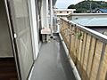 バルコニーも広...