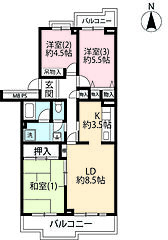 物件の間取り
