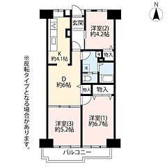 物件の間取り