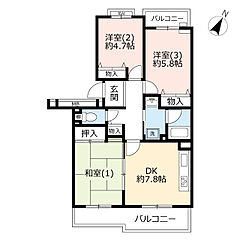 物件の間取り