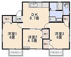 物件の間取り