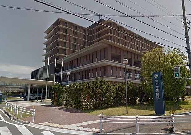 豊川市民病院 530m