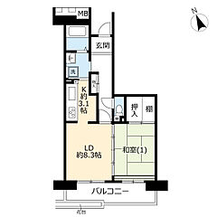 物件の間取り