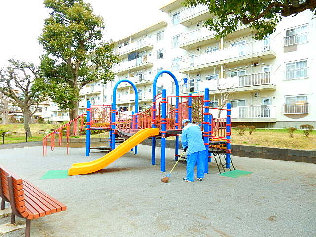 敷地内は清掃が行き届いています