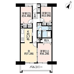 物件の間取り